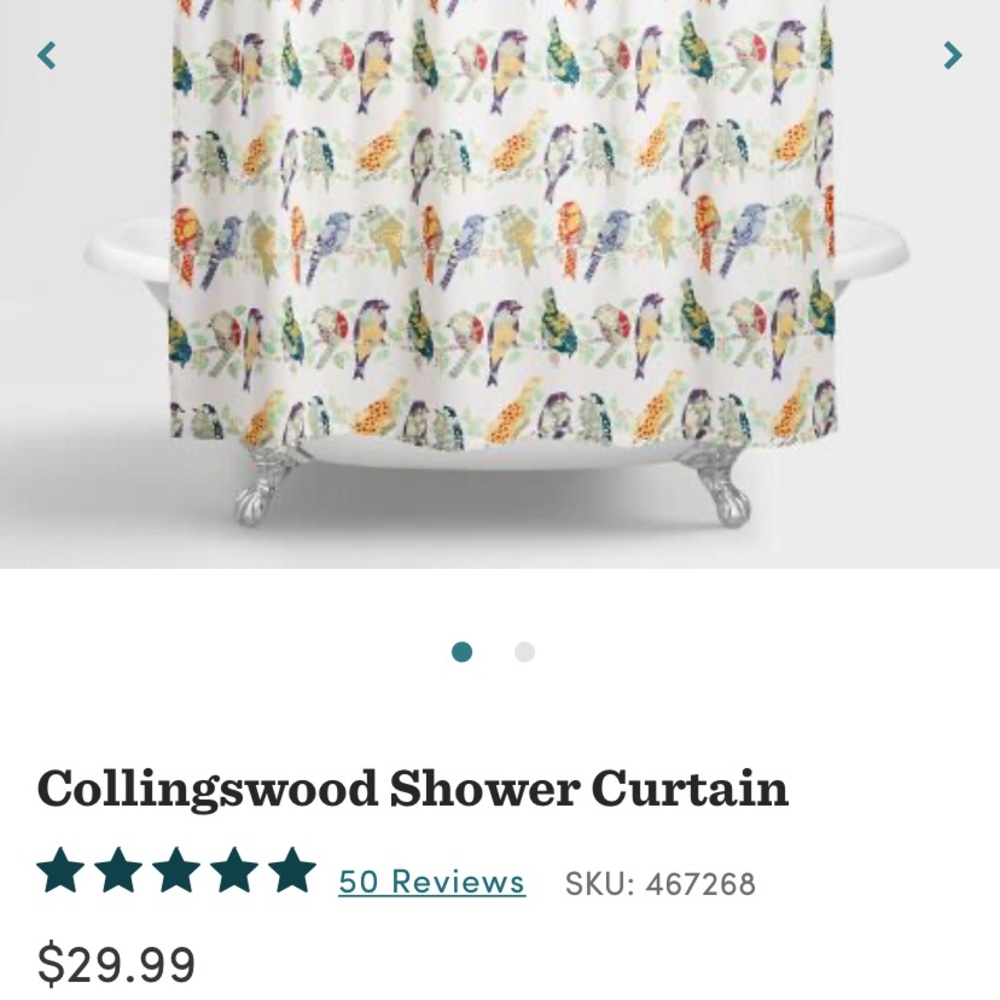 World Market Collingswood Shower Curtain